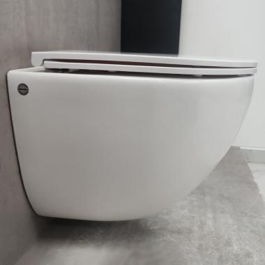 Унитаз подвесной Bloomix Altair 3.0 AD1255T/UF1 безободковый торнадо Ceramic+