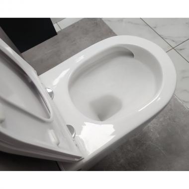 Унитаз подвесной Bloomix Altair 3.0 AD1255T/UF1 безободковый торнадо Ceramic+