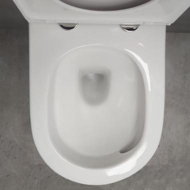 Унитаз подвесной Bloomix Altair 3.0 AD1255T/UF1 безободковый торнадо Ceramic+