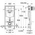 Инсталляция Grohe Rapid SL 38721001 + унитаз Bloomix Enjoy AD1304SB Ceramic+ безободковый с биде и смесителем