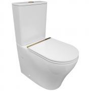 Унитаз Bloomix Barron 3.0 AD3091T/UF3gold безободковый торнадо