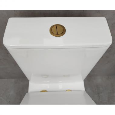 Унитаз Bloomix Barron 3.0 AD3091T/UF3gold безободковый торнадо