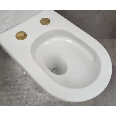 Унитаз Bloomix Barron 3.0 AD3091T/UF3gold безободковый торнадо