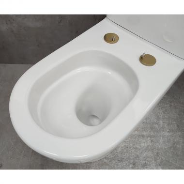 Унитаз Bloomix Barron 3.0 AD3091T/UF3gold безободковый торнадо