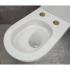 Унитаз Bloomix Barron 3.0 AD3091T/UF3gold безободковый торнадо