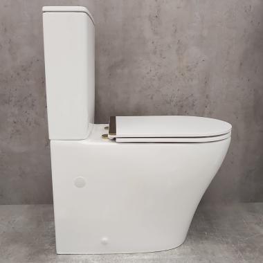 Унитаз Bloomix Barron 3.0 AD3091T/UF3gold безободковый торнадо