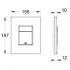 Инсталляция Grohe 38772001 + унитаз Bloomix Arum 1303SB безободковый с биде и смесителем