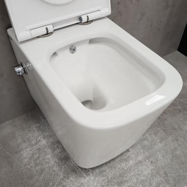 Инсталляция Grohe 38772001 + унитаз Bloomix Arum 1303SB безободковый с биде и смесителем
