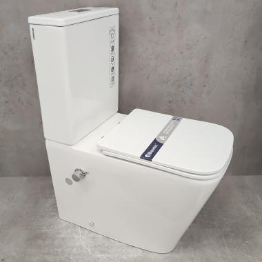 Унитаз Bloomix X-Cube AD3003RSB/UF1 безободковый с функцией биде и смесителем