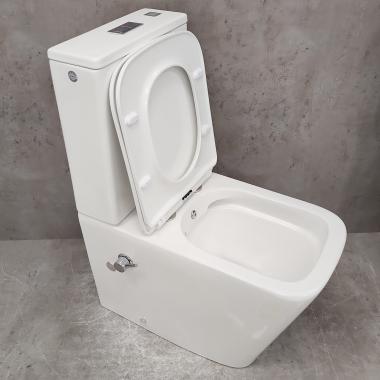 Унитаз Bloomix X-Cube AD3003RSB/UF1 Ceramic+ безободковый с функцией биде и смесителем