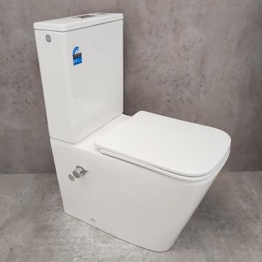 Унитаз Bloomix X-Cube AD3003RSB/UF1 Ceramic+ безободковый с функцией биде и смесителем