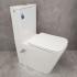 Унитаз Bloomix X-Cube AD3003RSB/UF1 Ceramic+ безободковый с функцией биде и смесителем