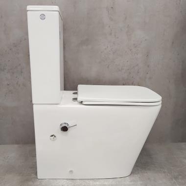 Унитаз Bloomix X-Cube AD3003RSB/UF1 Ceramic+ безободковый с функцией биде и смесителем