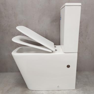 Унитаз Bloomix X-Cube AD3003RSB/UF1 Ceramic+ безободковый с функцией биде и смесителем