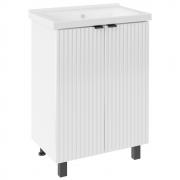 Тумба с раковиной Bloomix Бостон 60 белый BOS60WHTR