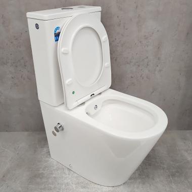 Унитаз Bloomix Salchow AD3093SB/UF1 Ceramic+ безободковый с функцией биде и смесителем