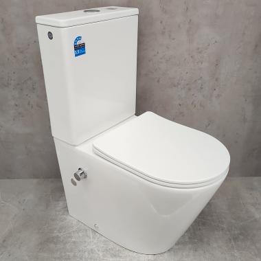 Унитаз Bloomix Salchow AD3093SB/UF1 Ceramic+ безободковый с функцией биде и смесителем