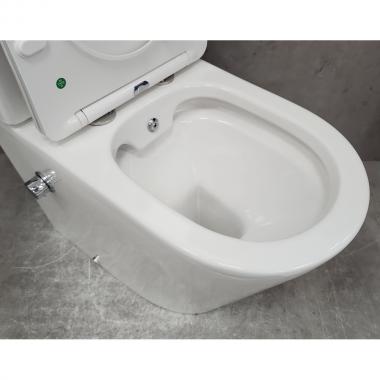 Унитаз Bloomix Salchow AD3093SB/UF1 Ceramic+ безободковый с функцией биде и смесителем