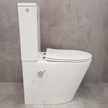 Унитаз Bloomix Salchow AD3093SB/UF1 Ceramic+ безободковый с функцией биде и смесителем