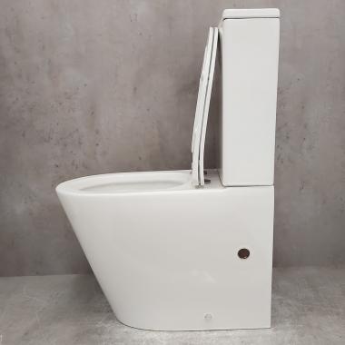 Унитаз Bloomix Salchow AD3093SB/UF1 Ceramic+ безободковый с функцией биде и смесителем