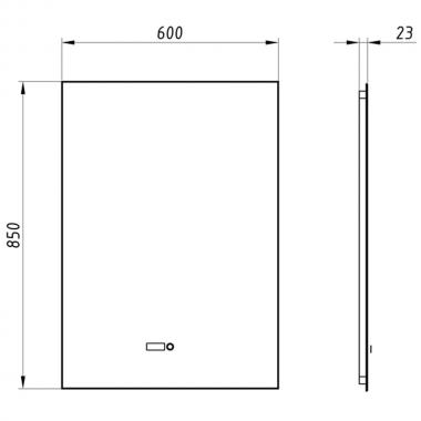 Зеркало Bloomix Орлеан 60 ORL60Z