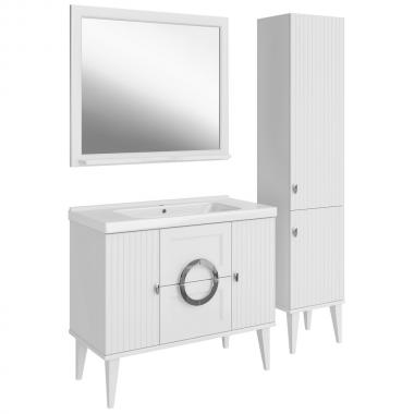 Тумба с раковиной Bloomix Тайбэй 100 белый TAI100WHTR