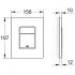 Инсталляция Grohe 38971000+ кнопка смыва Even 38966SH0 белый глянец + унитаз Bloomix Altair 3.0 AD1255T/UF1 безободковый торнадо с сиденьем