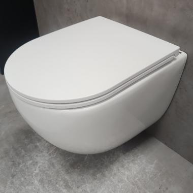 Инсталляция Grohe 38971000+ кнопка смыва Even 38966SH0 белый глянец + унитаз Bloomix Altair 3.0 AD1255T/UF1 безободковый торнадо с сиденьем