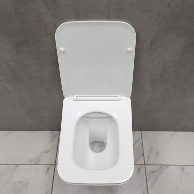 Инсталляция Grohe 38971000+ кнопка смыва Even 38966SH0 белый глянец + унитаз Bloomix Regnum 1202 безободковый с сиденьем
