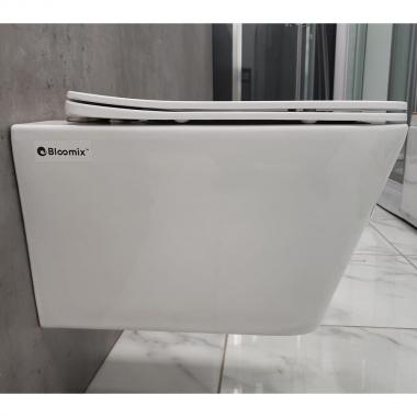 Инсталляция Grohe 38971000+ кнопка смыва Even 38966SH0 белый глянец + унитаз Bloomix Regnum 1202 безободковый с сиденьем