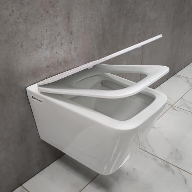 Инсталляция Grohe 38971000+ кнопка смыва Even 38966SH0 белый глянец + унитаз Bloomix Regnum 1202 безободковый с сиденьем
