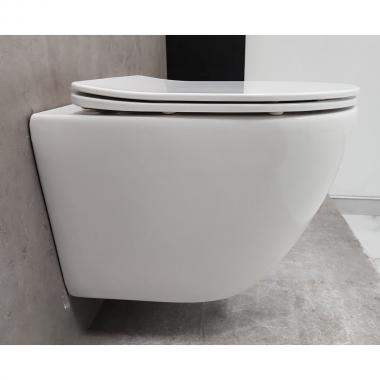 Инсталляция Grohe 38971000+ кнопка смыва Even 38966SH0 белый глянец + унитаз Bloomix Trend 3.0 AD1203T/UF1 безободковый торнадо с сиденьем