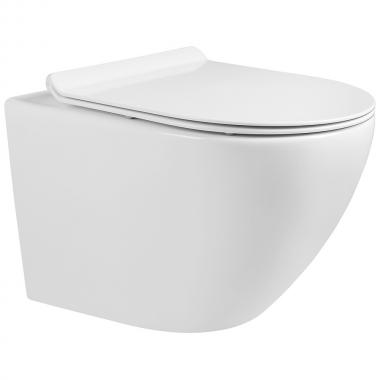 Инсталляция Grohe 38971000+ кнопка смыва Even 38966SH0 белый глянец + унитаз Bloomix Trend MD1203R/UF01 безободковый с сиденьем