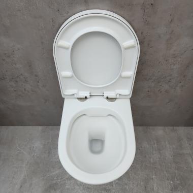 Инсталляция Grohe 38971000+ кнопка смыва Even 38966SH0 белый глянец + унитаз Bloomix Trend MD1203R/UF02 безободковый с сиденьем