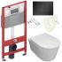 Инсталляция TECE 9400401-9240407 + унитаз Bloomix Ultra MD1204T/UF3 безободковый торнадо с сиденьем