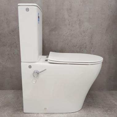Унитаз Bloomix Rittberger AD3092RSB/F1 Ceramic+ безободковый с функцией биде и смесителем
