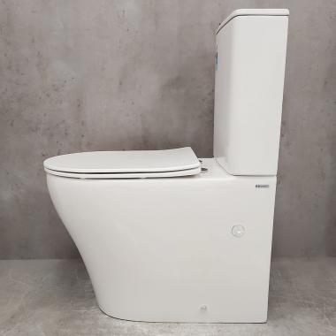 Унитаз Bloomix Rittberger AD3092RSB/F1 Ceramic+ безободковый с функцией биде и смесителем