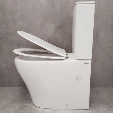 Унитаз Bloomix Rittberger AD3092RSB/F1 Ceramic+ безободковый с функцией биде и смесителем