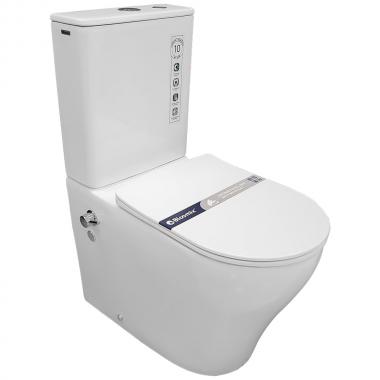 Унитаз Bloomix Barron AD3091RSB/UF1 безободковый с функцией биде и смесителем