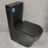 Унитаз Bloomix Black Barron 3.0 AD3091MBT/UF1 безободковый торнадо