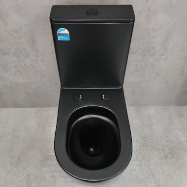 Унитаз Bloomix Black Barron 3.0 AD3091MBT/UF1 безободковый торнадо