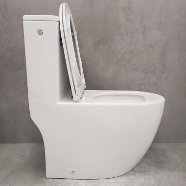 Унитаз Bloomix S-Line 3.0 2327T/UF1 Ceramic+ моноблок безободковый торнадо