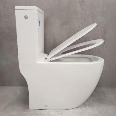 Унитаз Bloomix S-Line 3.0 2327T/UF1 Ceramic+ моноблок безободковый торнадо