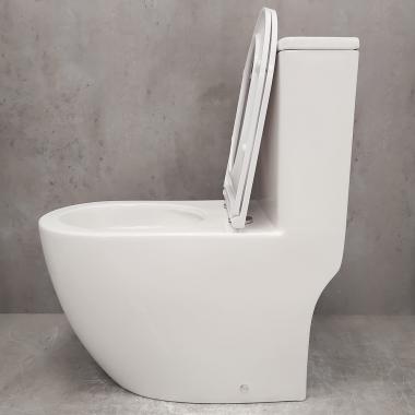 Унитаз Bloomix S-Line 3.0 2327T/UF1 Ceramic+ моноблок безободковый торнадо