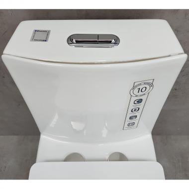 Унитаз Bloomix Mono MD5015SB моноблок безободковый с функцией биде и смесителем