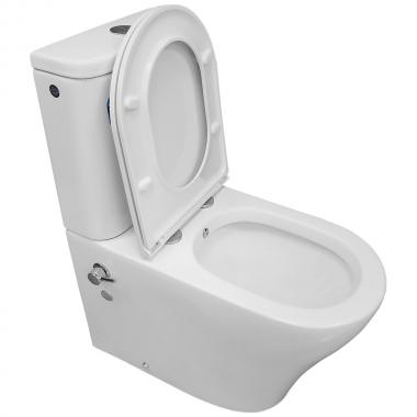 Унитаз Bloomix Barron AD3091RSB/UF1 Ceramic+ безободковый с функцией биде и смесителем