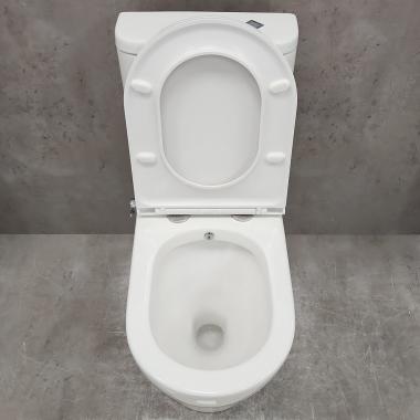 Унитаз Bloomix Barron AD3091RSB/UF1 Ceramic+ безободковый с функцией биде и смесителем