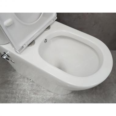 Унитаз Bloomix Barron AD3091RSB/UF1 Ceramic+ безободковый с функцией биде и смесителем