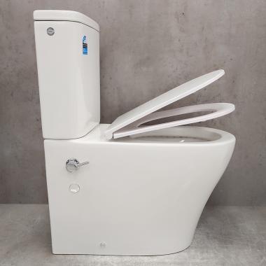 Унитаз Bloomix Barron AD3091RSB/UF1 Ceramic+ безободковый с функцией биде и смесителем