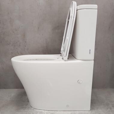 Унитаз Bloomix Barron AD3091RSB/UF1 Ceramic+ безободковый с функцией биде и смесителем